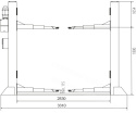 BESTLIFT Hydraulic Double Post Automatic Lift Lifting Capacity up to 4.2 t 242DDE