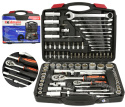 HEIDMANN Socket wrench set 94 pieces + combination wrenches