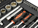 HEIDMANN Socket wrench set 94 pieces + combination wrenches