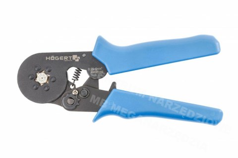 HOGERT Crimping pliers for thin-walled ferrules HEX