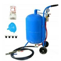 Siphon sandblaster 38L mobile /UW