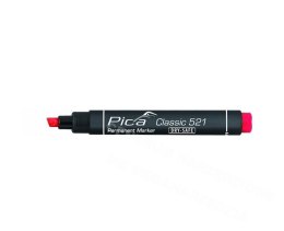 PICA Marker classic czerwony ścięty