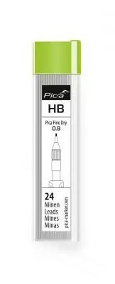 PICA Сменные картриджи графитовые до 7030 твердости H 24шт.