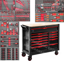 AIRPRESS Tool trolley 360 pieces / Tool cabinet