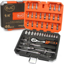 BJC Socket wrench set 46 pieces 1/4