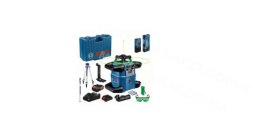 BOSCH Laser obrotowy GRL 650 CHVG zielony +odbiornik LR 65 G +pilot RC 6 +uchwyt WM 6 +statyw BT 170 HD 1xPC4,0Ah walizka