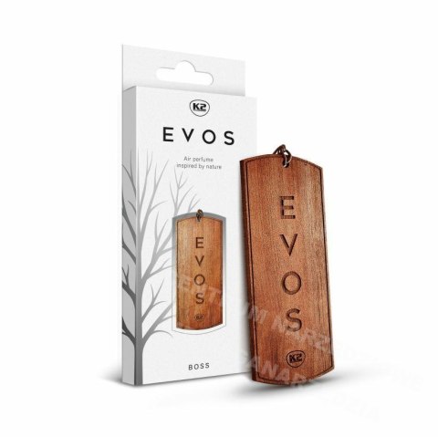 K2 Evos Boss wooden car pendant