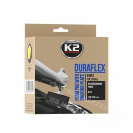 K2 Finishing sponge, soft. duraflex - black polishing sponge M14 thread