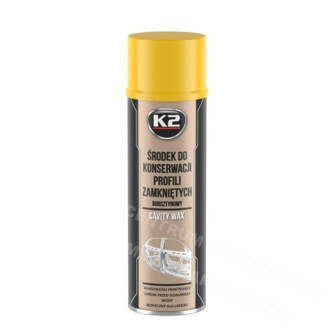 K2 Wax-based protects against corrosion, salt and rust. Closed profile preservative