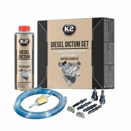 K2 Zestaw do czyszcznie wtryskiwaczy + diesel dictum 500ml zestaw