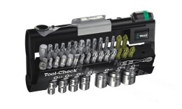 WERA Tool-check socket set + bits + ratchet + rapidator handle 28 pcs. 1/4