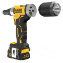 DEWALT Cordless Riveter 18V 20KN 2x Rechargeable Battery 1.7Ah Charger