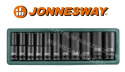 JONNESWAY Impact sockets long 11 pcs. 1/2" S03AD4111S