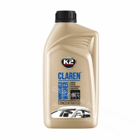 K2 Claren Winter Windshield Washer Fluid Concentrate -80C 1L