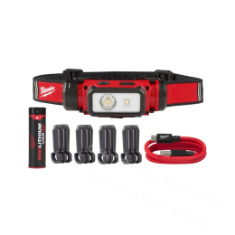 MILWAUKEE Rechargeable headlamp, headlamp USB 600 lm