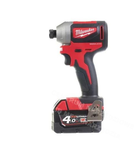 MILWAUKEE Impact Driver 18V 1/4" HEX 180Nm 2x4.0Ah M18CBLID-402C