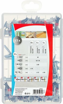 FISCHER Profibox Duopower dowel set + screws + hooks