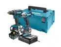 MAKITA zestaw COMBO 18V DLX2339JX1 (DDF482+DTD156) 3x5,0Ah MAKPAC