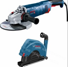 BOSCH Szlifierka kątowa 230mm/2400W GWS 24-230 JZ + osłona odsysająca GDE 230 FC-S