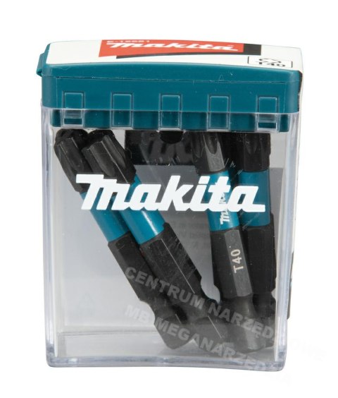 MAKITA Końcówka wkrętakowa T40-50mm /10szt. Impact Black