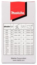 MAKITA Łańcuch tnący 21BPX 33cm 1,5mm 0,325"