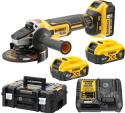 DEWALT Szlifierka kątowa 18V DCG405P3 3x5,0Ah