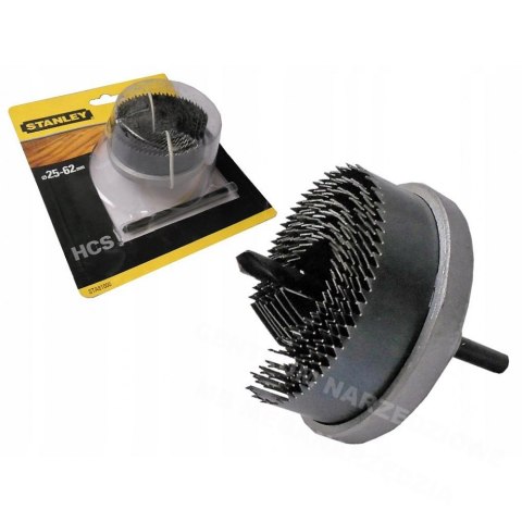 STANLEY Otwornica HCS do drewna 25-62mm 25/32/38/45/50/56/62 mm