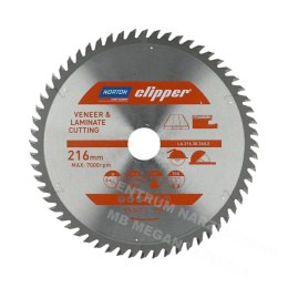 NORTON Circular Saw Blade 216mm x 30mm x 60z Laminate & Veneer (2.3/1.8)