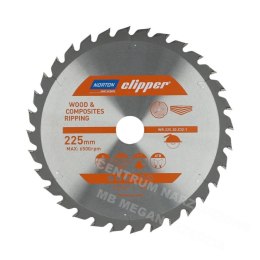 NORTON Circular Saw Blade 225mm x 30mm x 32z wood & ATB composites (2.6 / 1.6)