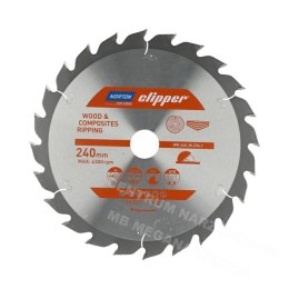 NORTON Circular Saw Blade 240mm x 30mm x 24z wood & ATB composites (3.0 / 2.0)