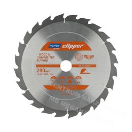 NORTON Circular Saw Blade 280mm x 30mm x 24z wood & ATB composites (3.2 / 2.2)