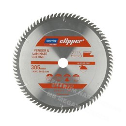 NORTON Circular Saw Blade 305mm x 30mm x 80z Laminate & Veneer (3.0/2.2)