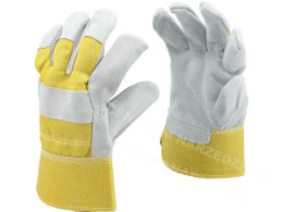 VOREL Construction gloves cowhide R. 10