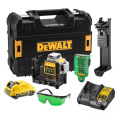 DEWALT Laser liniowy 3-płaszczyznowy 10,8V 1x2,0Ah LI-ION zielona wiązka 30m DCE089D1G