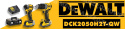 DEWALT Zestaw COMBO 18V Wkętarka udarowa DCD805 + zakrętarka DCF850 2x5,0Ah POWERSTACK DCK2050H2T