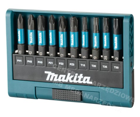 MAKITA Zestaw końcówek wkrętakowych /10szt. Impact Black