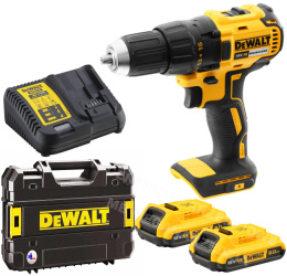 DEWALT Drill Driver 18V 65/26Nm 2x Battery 2.0Ah LI-ION Charger