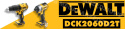 DEWALT 18V Combo Set (Drill Driver DCD778 + Screwdriver DCF787) 2x Battery 2.0Ah + TSTAK II Case