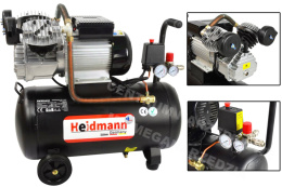 HEIDMANN Two-piston oil compressor 50L 4.2km 8 bar 230V Oil Compressor