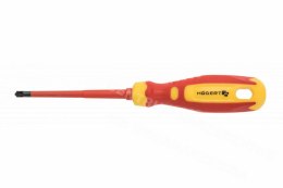 HOGERT Insulated screwdriver 1000V PZ1/SL5x100mm