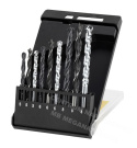 STANLEY Mixed drill bits set of 9 pcs. for wood, concrete, metal