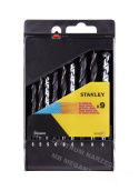 STANLEY Mixed drill bits set of 9 pcs. for wood, concrete, metal