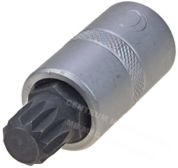 CONDOR Shank socket, spline 1/2'M13 x 55 mm Cr-V