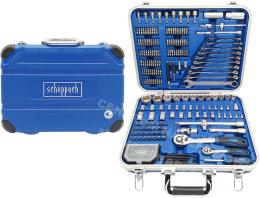 Scheppach Socket wrench set 233 pcs. Cr-V TB235 Combination Tubing