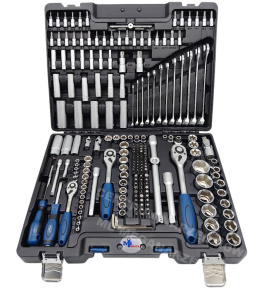 Scheppach Socket wrench set 217 pcs. Cr-V TB217 in a case