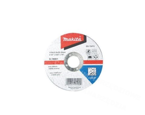 MAKITA TARCZA DO METALU A30S 125x2,5x22,2mm MAKITA