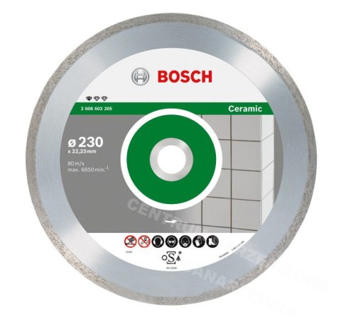 BOSCH TARCZA DIAMENTOWA 115x22 PEŁ CERAMIC BOSCH