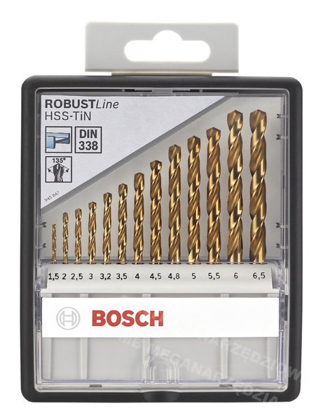 BOSCH WIERTŁO METAL HSS-TIN13szt.1,5-6,5 BOSCH