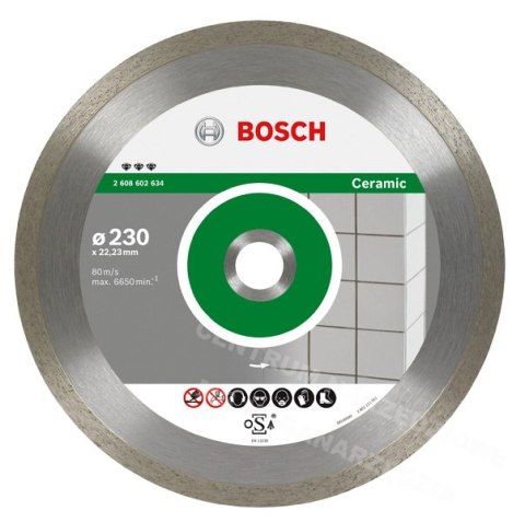 BOSCH TARCZA DIAMENTOWA 300x25,4 PEŁ CERAMIC BOSCH