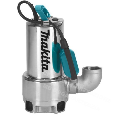 MAKITA POMPA DO WODY BRUDNEJ Z PŁYWAKIEM 1100W 250 l/min INOX PF1110 MAKITA